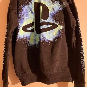 Sony Black and Blue Men's Sweater